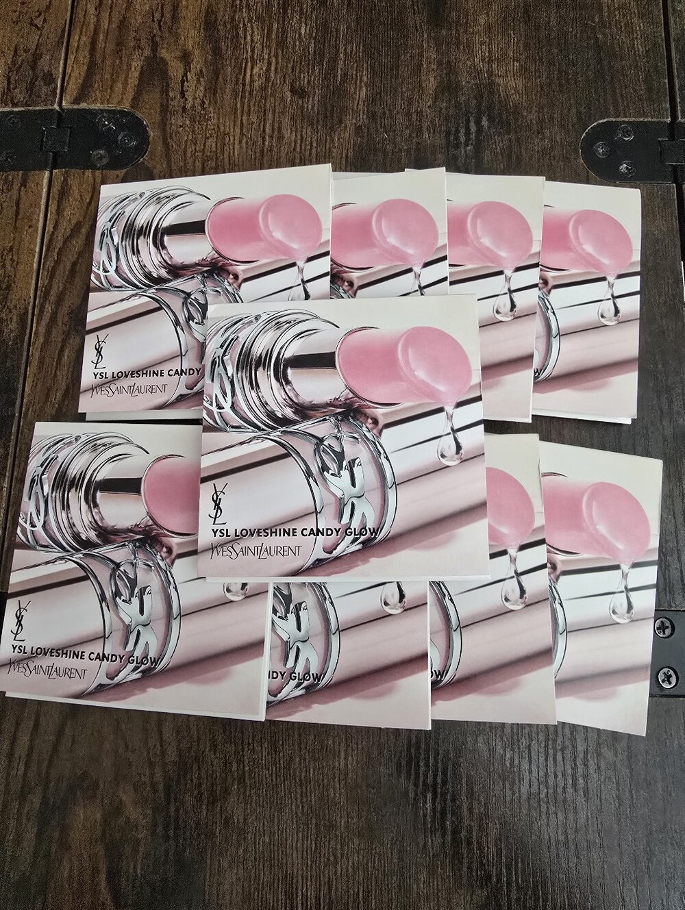 NIP! Yves Saint Laurent,  Loveshine Candy Glow, BUNDLE SET SAMPLES, 9 Total